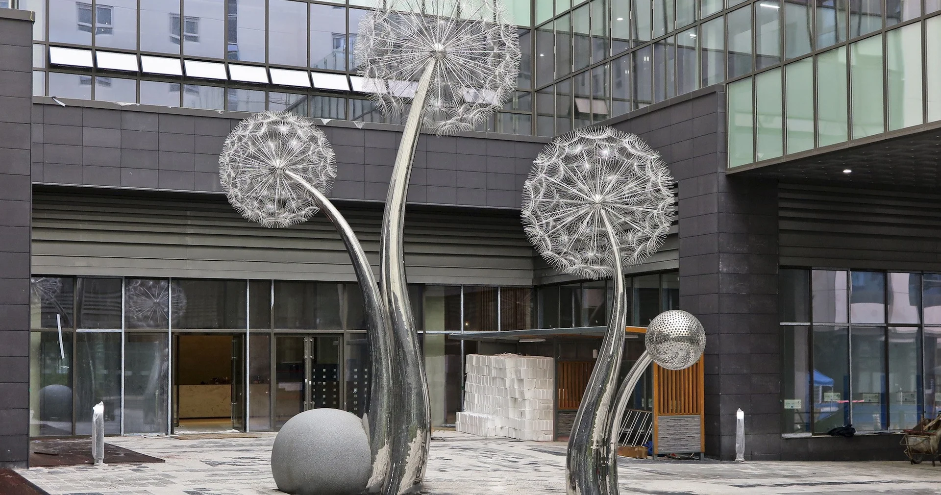 Dandelions Seoul Public Art Installation