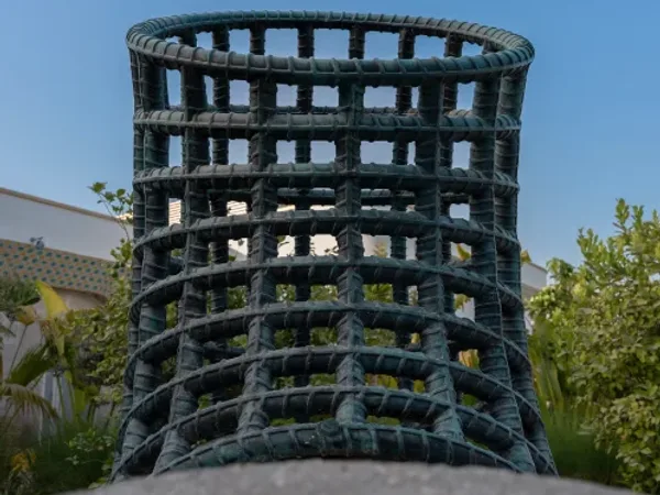 J1B Geometric Bronze Lattice Structure